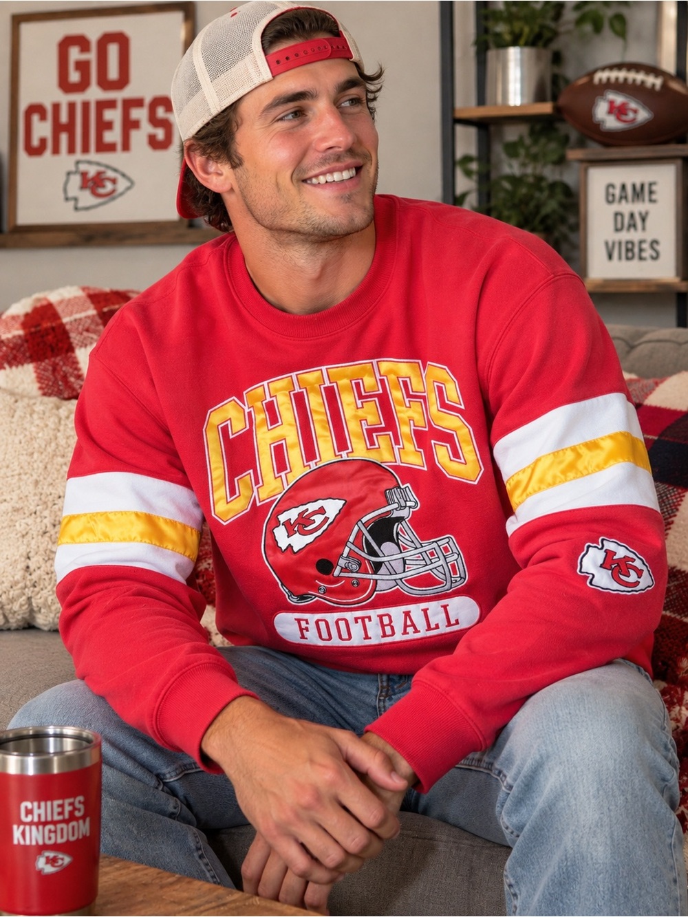 NFL Kansas City Chiefs Ultra Game Crewneck Sweatshirt XL